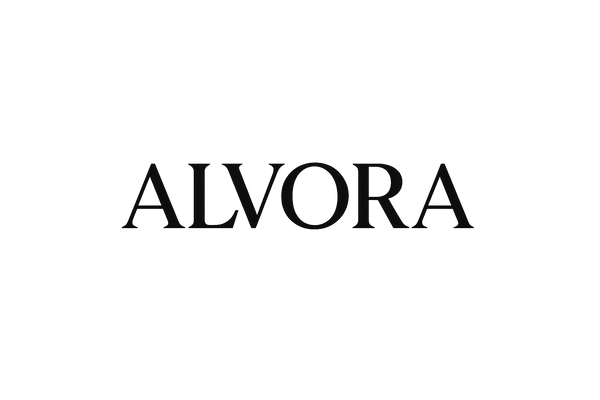 Alvora create me this logo in black it should be profesional and clean